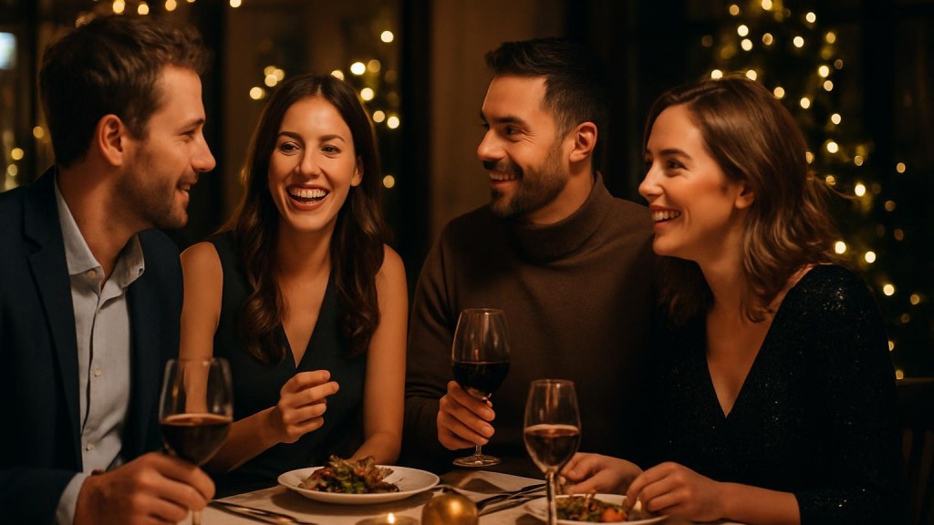 Capodanno per gruppi a Mantova: cenoni e serate per socializzare Gruppo di adulti in contesto sociale per Capodanno